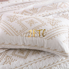 Cotton Retro Classic Solid Color Bedding Three-piece Set