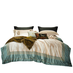 New Precision Embroidery Bedding Four-piece Set