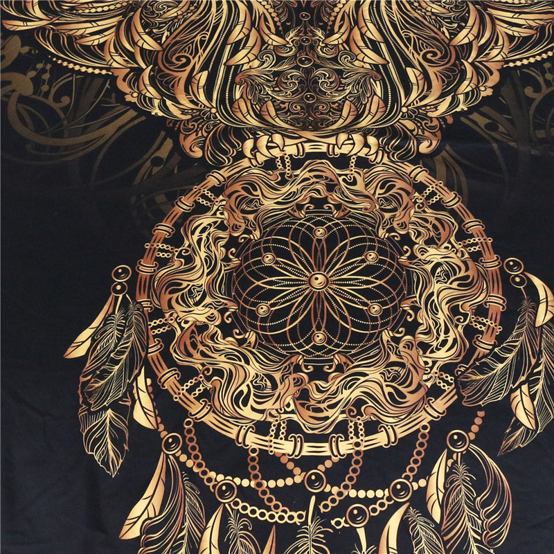 Owl wind chimes bedding set of four