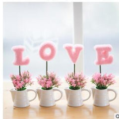 Ceramic Idyllic Plant Ornament