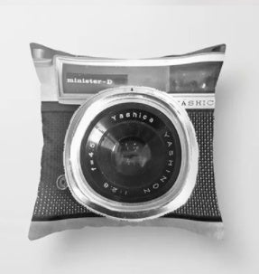 3D Explosion Camera Cushion Cover