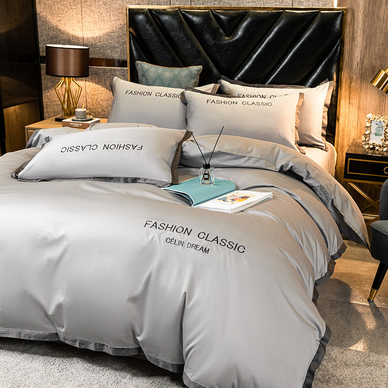 Four-Piece Pure Cotton Bedding Set