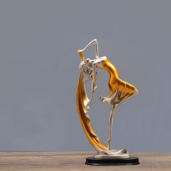 European-Style Resin Character Table Décor