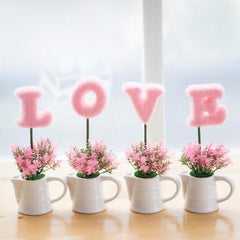 Ceramic Idyllic Plant Ornament