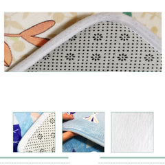 Zeegle 3D Printed Kitchen & Living Room Rug – Soft Polyester Mat