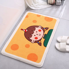 Anti Slip Bathroom Floret Carpet Flower Area Mats