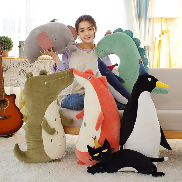 Cute Cartoon Animal Plush Toy – Soft & Huggable