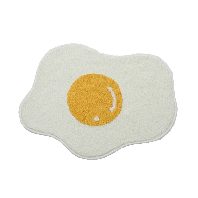 Funny Egg Entrance Carpet – Chic & Comfy Floor Mat