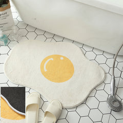 Funny Egg Entrance Carpet – Chic & Comfy Floor Mat