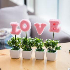 Ceramic Idyllic Plant Ornament