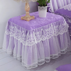 Cloth Cloth Bedroom Bedside Table Cover Cover Dust Cloth Princess Style Lace