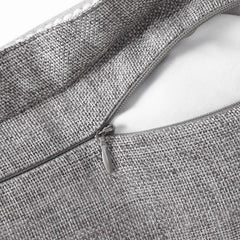 Vintage Linen Throw Pillow Covers – Set of 2