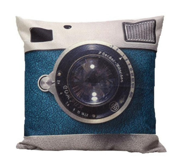 3D Explosion Camera Cushion Cover