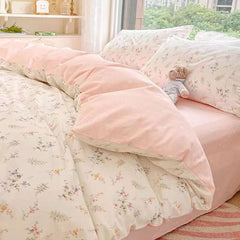 Cotton Bed Sheet Quilt Cover Bed Sheet Four-piece Set