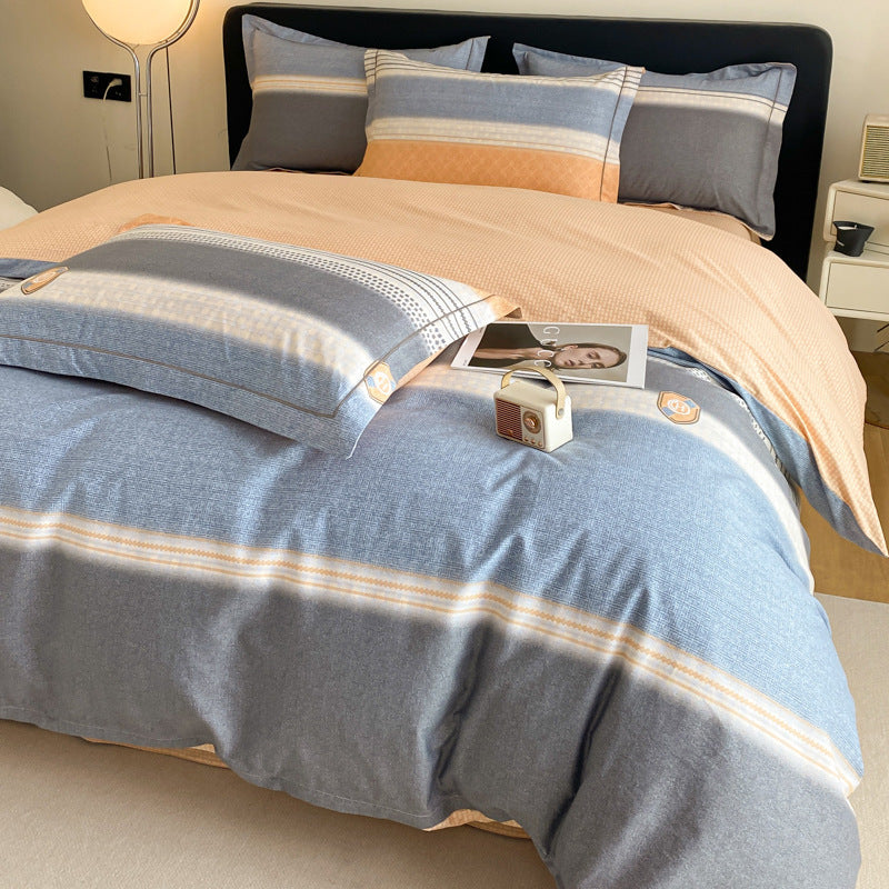 Premium Pure Cotton 4-Piece Bedding Set