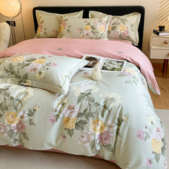 Premium Pure Cotton 4-Piece Bedding Set
