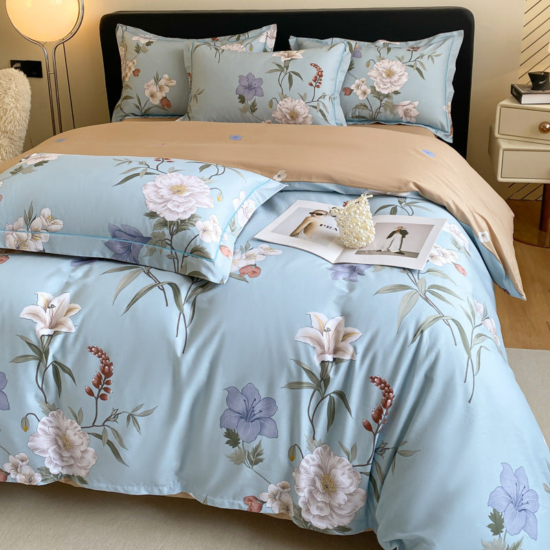 Premium Pure Cotton 4-Piece Bedding Set