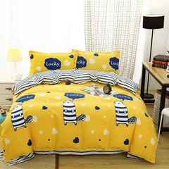 Four-Piece Quilt Cover Bedding Set