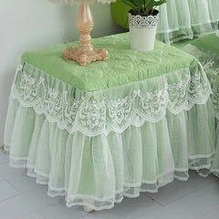 Cloth Cloth Bedroom Bedside Table Cover Cover Dust Cloth Princess Style Lace