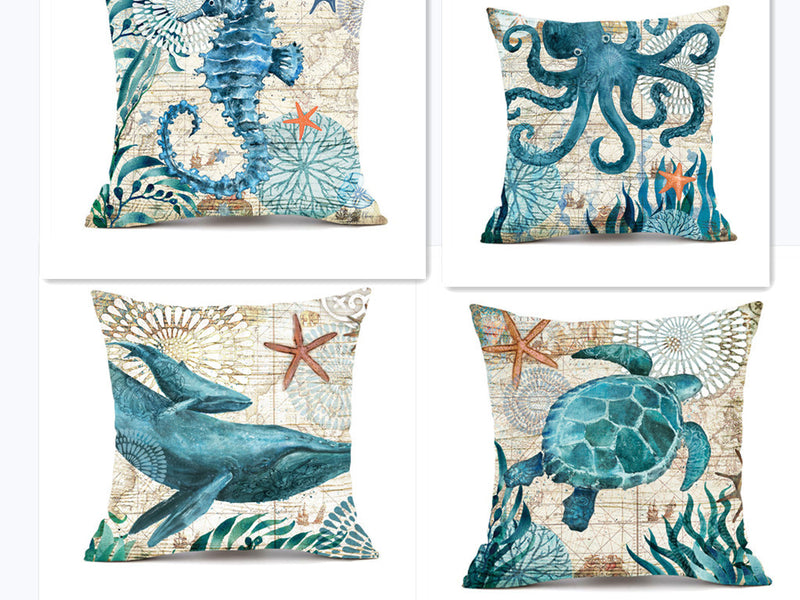 Cushion Covers Sea Turtle