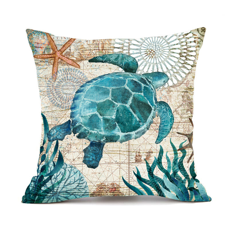 Cushion Covers Sea Turtle