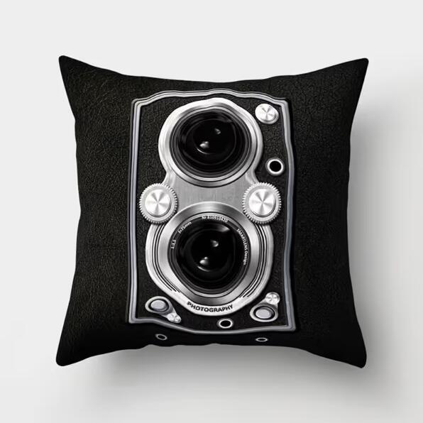 3D Explosion Camera Cushion Cover