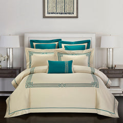 Four-Piece Premium Cotton Embroidered Bedding Set