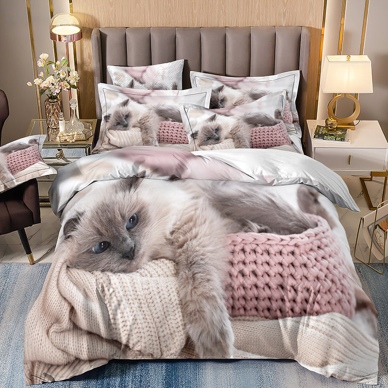 Home Textile Bedding 3D Printed Three-piece Set