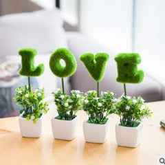 Ceramic Idyllic Plant Ornament