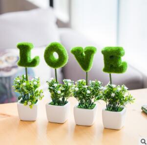 Ceramic Idyllic Plant Ornament