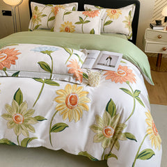 Premium Pure Cotton 4-Piece Bedding Set