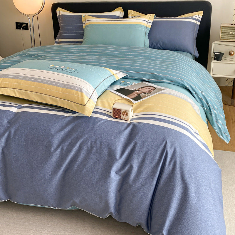 Premium Pure Cotton 4-Piece Bedding Set