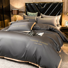 Four-Piece Pure Cotton Bedding Set