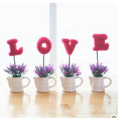 Ceramic Idyllic Plant Ornament