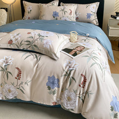 Premium Pure Cotton 4-Piece Bedding Set