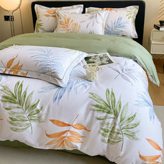 Premium Pure Cotton 4-Piece Bedding Set