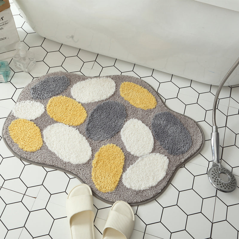 Funny Egg Entrance Carpet – Chic & Comfy Floor Mat