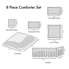 Shawnee  8-Piece Queen Comforter Set