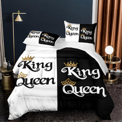 Digital Printed Polyester Bedding Set – Soft, Durable, Modern Design