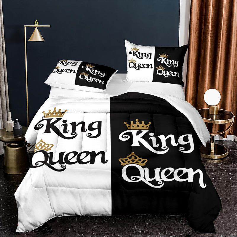 Digital Printed Polyester Bedding Set – Soft, Durable, Modern Design