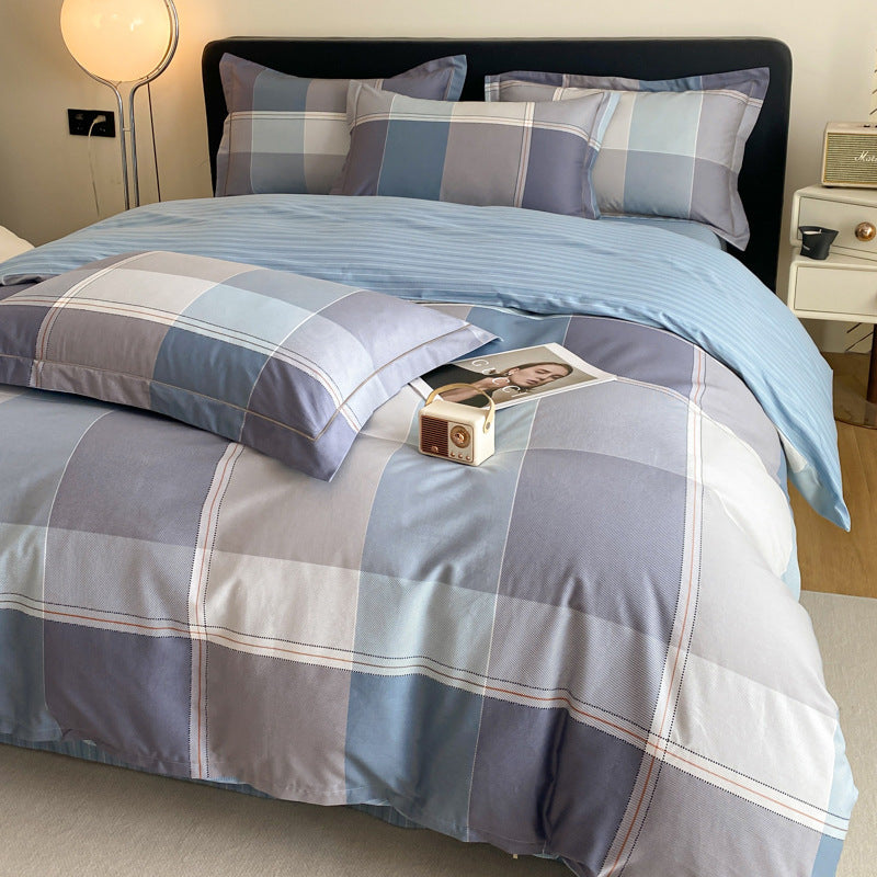 Premium Pure Cotton 4-Piece Bedding Set