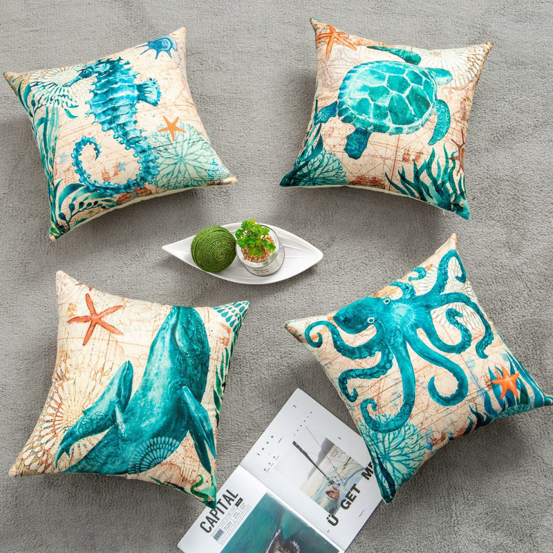 Cushion Covers Sea Turtle